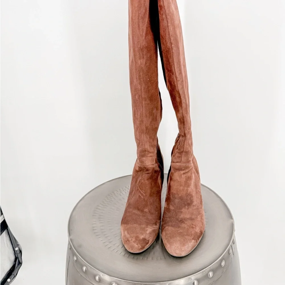 Cole Haan Brown Over the Knee Boots Suede